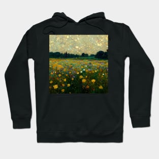 Wildflowers oil painting III Hoodie